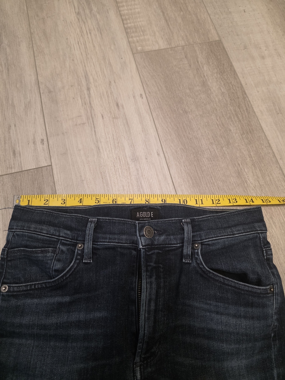 AGOLDE Camille Skinny Jeans Size 28 Dark Wash Stretch Denim Designer USA - Picture 7 of 14